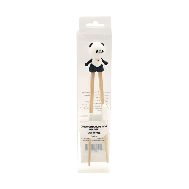 Baguettes pour enfants avec embout en silicone Panda