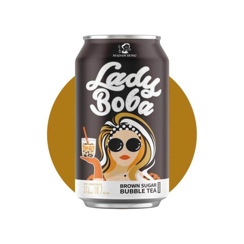 Bubble tea à la cassonade - LADY BOBA - 315ml
