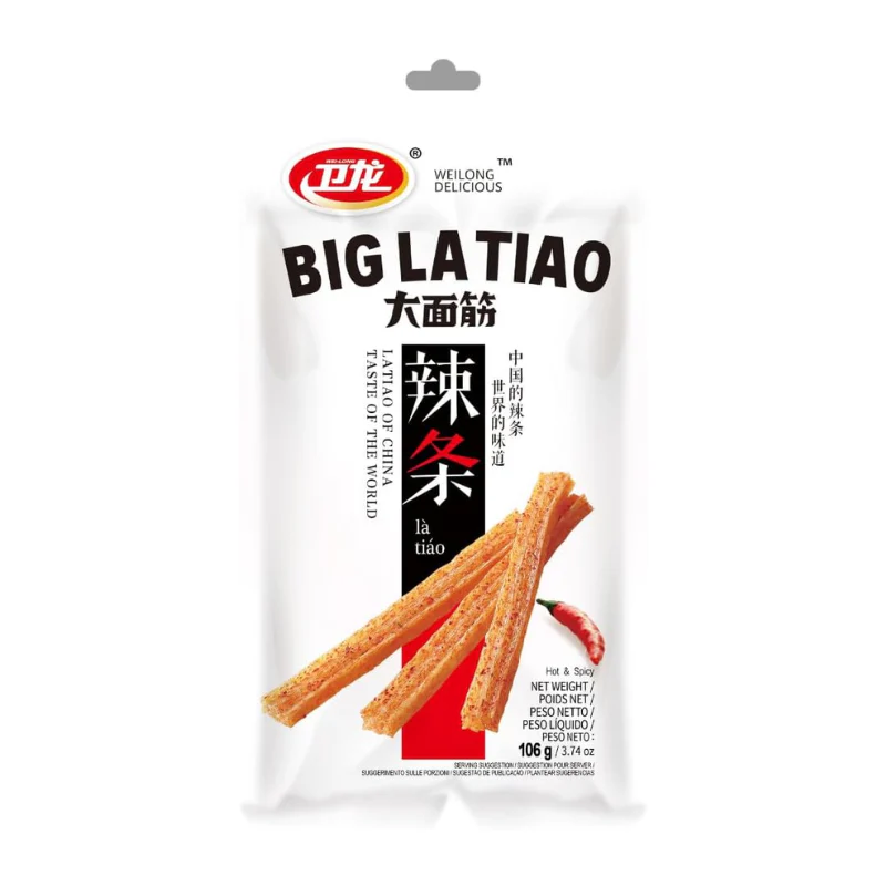 Snack Latiao grand format - WEILONG - 106g