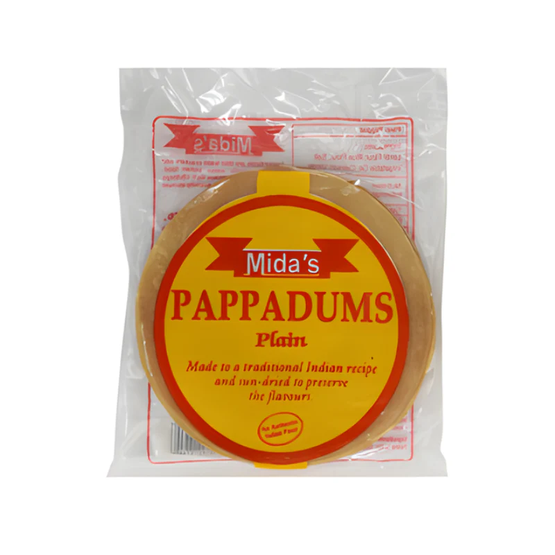 Pappadums naturel - MIDA'S - 200g
