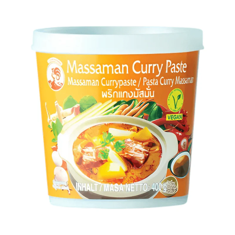 Pâte de curry, Massaman - COCK - 400g