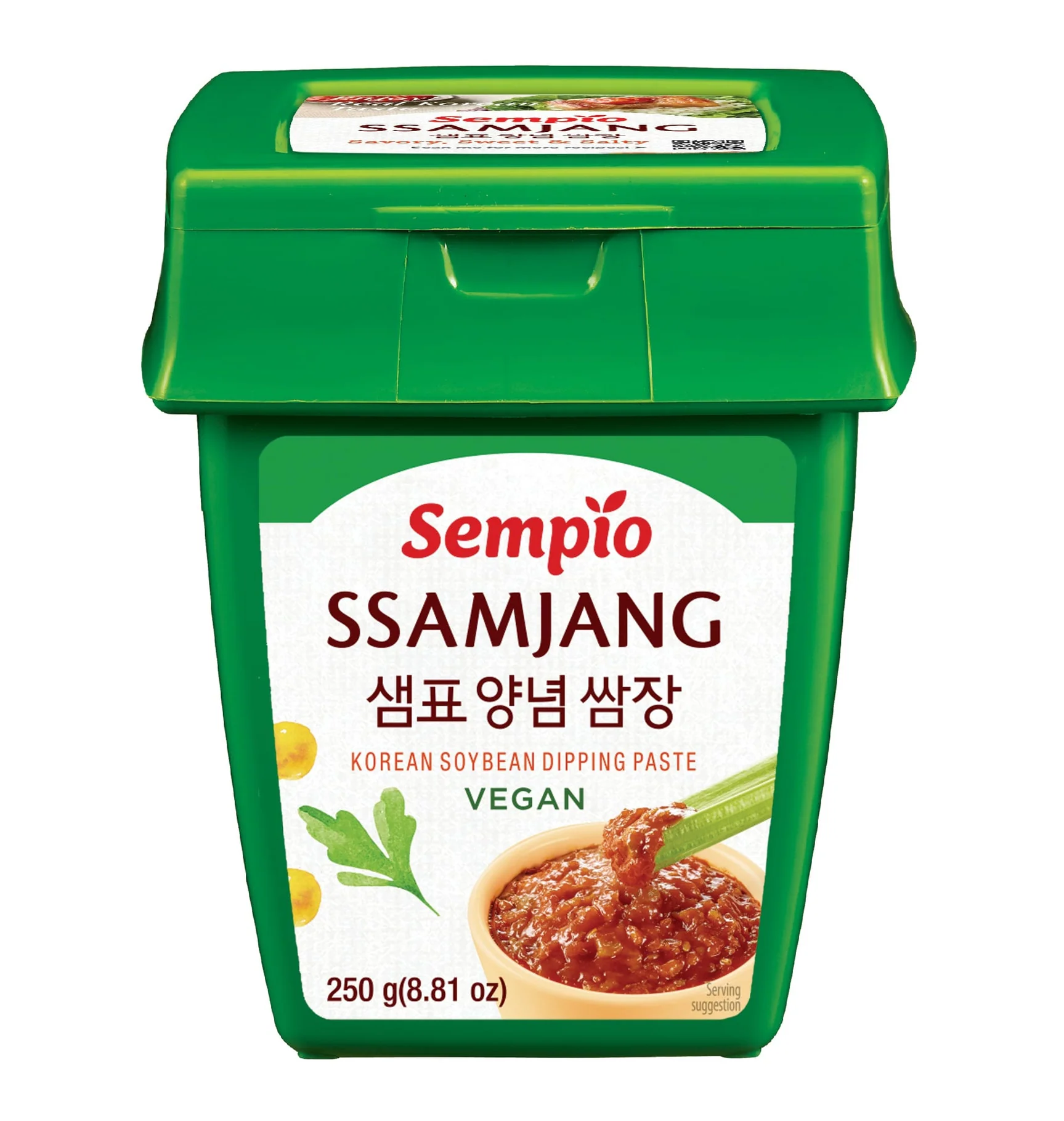 PÂTE DE SOJA CORÉENNE POUR DIP 'SSAMJANG' - SEMPIO - 250g
