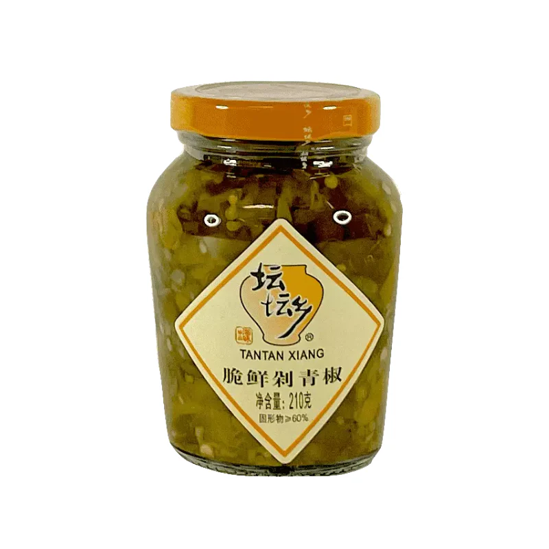 Piments verts hachés - TANTAN XIANG - 210g