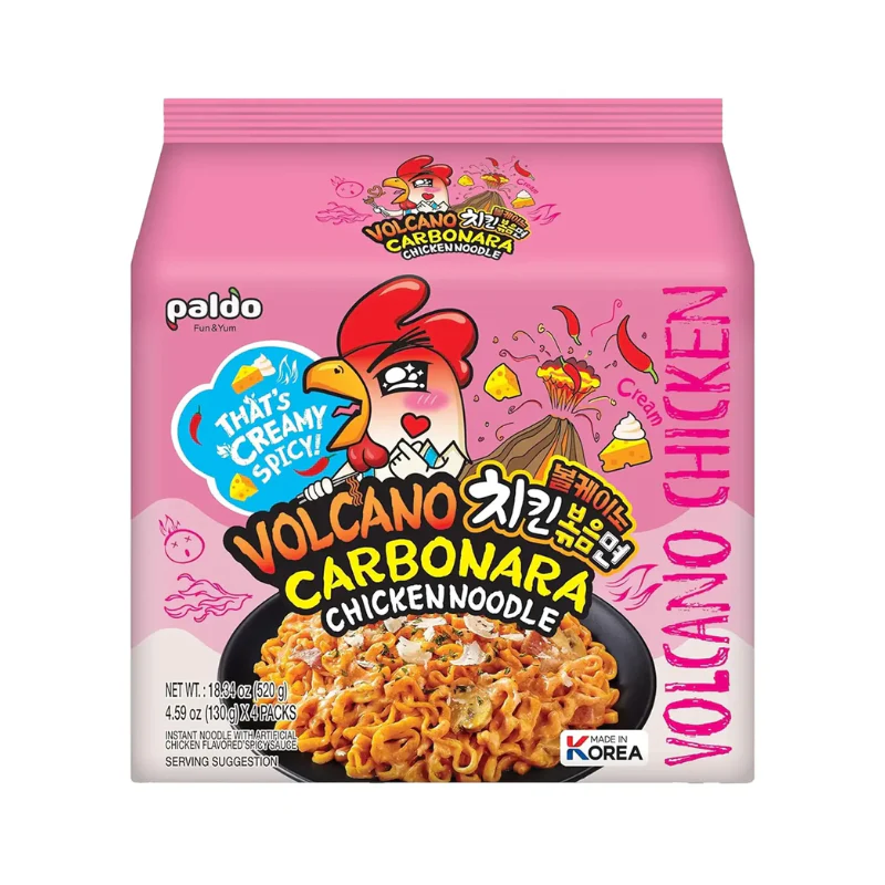 Nouilles Poulet Volcano Carbonara - PALDO - 130 g