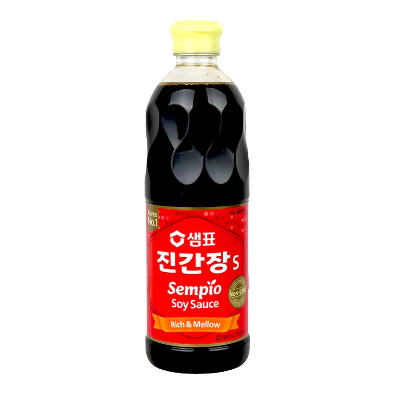Sauce soja coréenne foncée JIN S - SEMPIO - 860ml