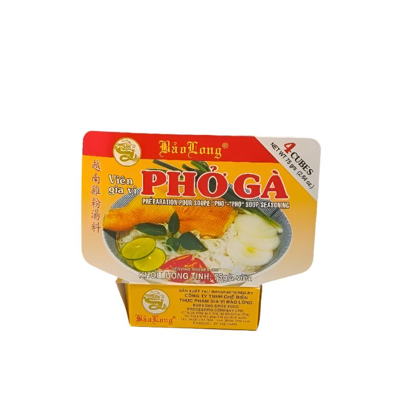 Bouillons cubes "Pho ga" - BAO LONG - 75g