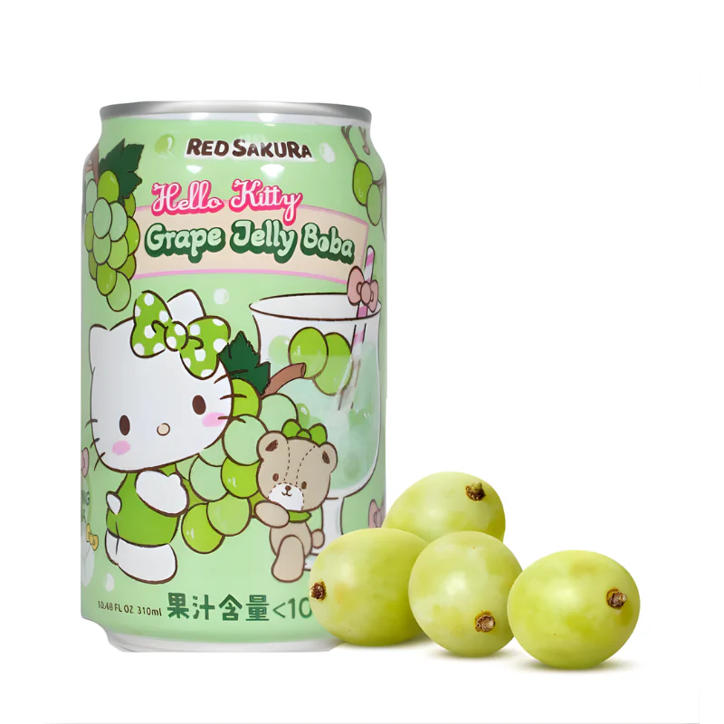 Bubble tea au raisin Hello Kitty - RS - 310ml